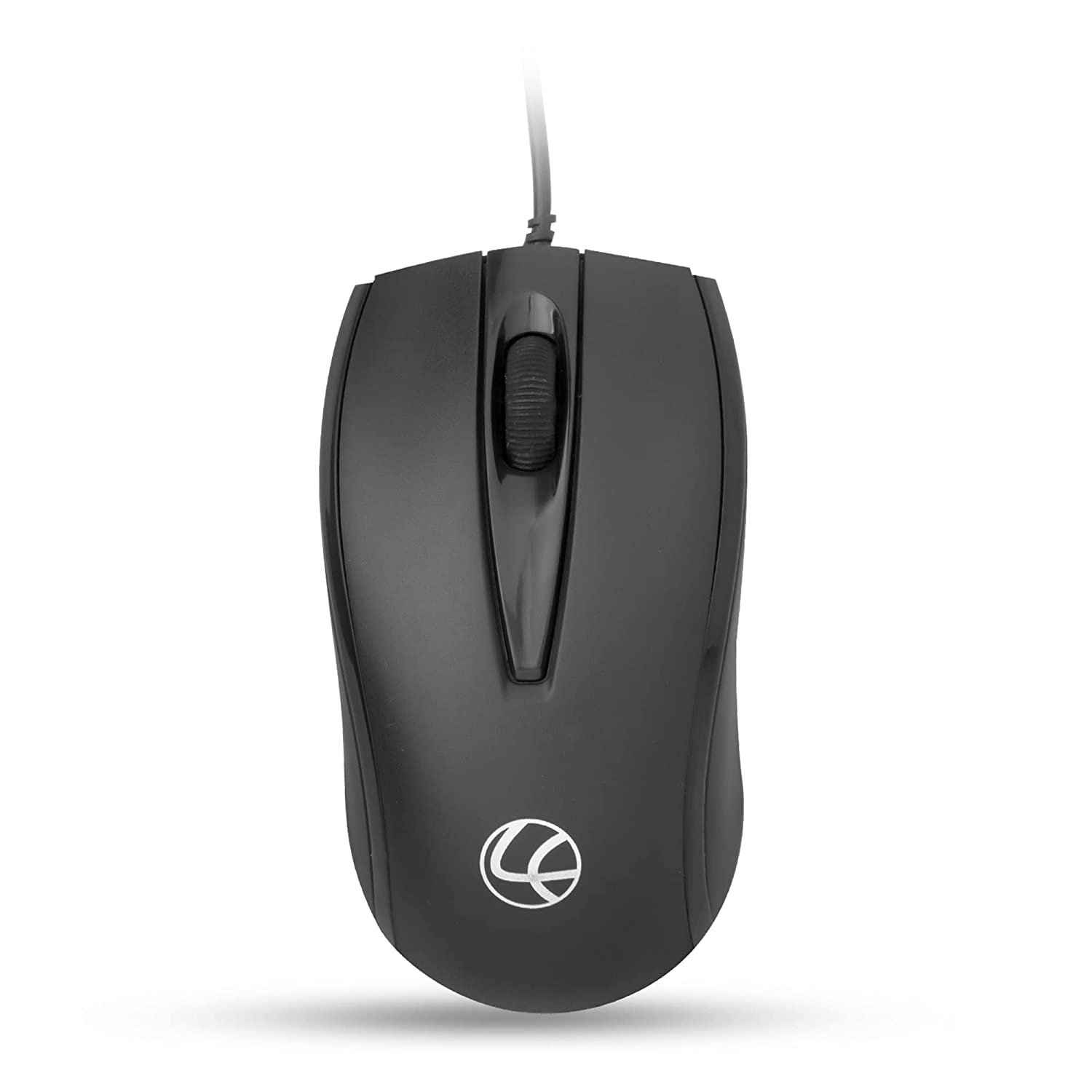 Lapcare L-70 Plus (IND) Wired Optical Mouse 1200 DPI (Black)