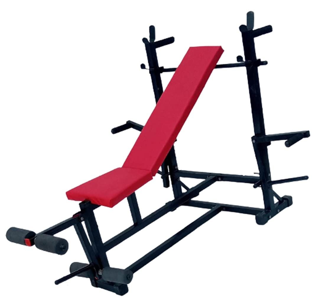 Spanco Support Multipurpose Weight Lifting Bench(Incline/Decline/Flat/Leg Exerciser/Lats Excerciser/Dips Stand/Push Up Stand)