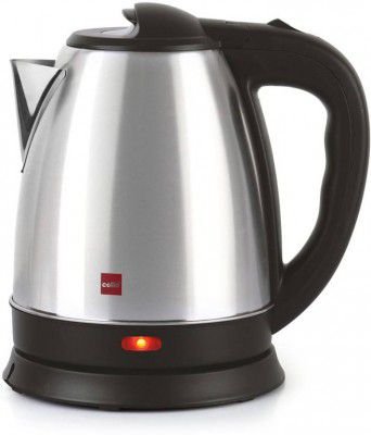 cello Quick Boil - Lifestyle Electric Kettle (1.5 L, Silver & Black)