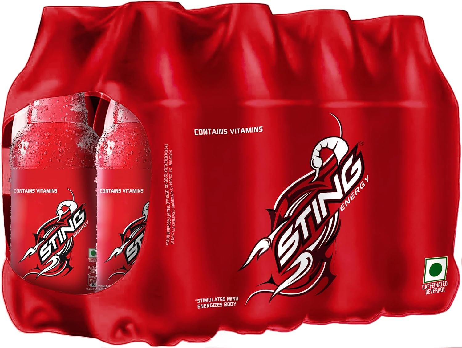 Sting Energy Drink PET (250 ml) - Pack of 8