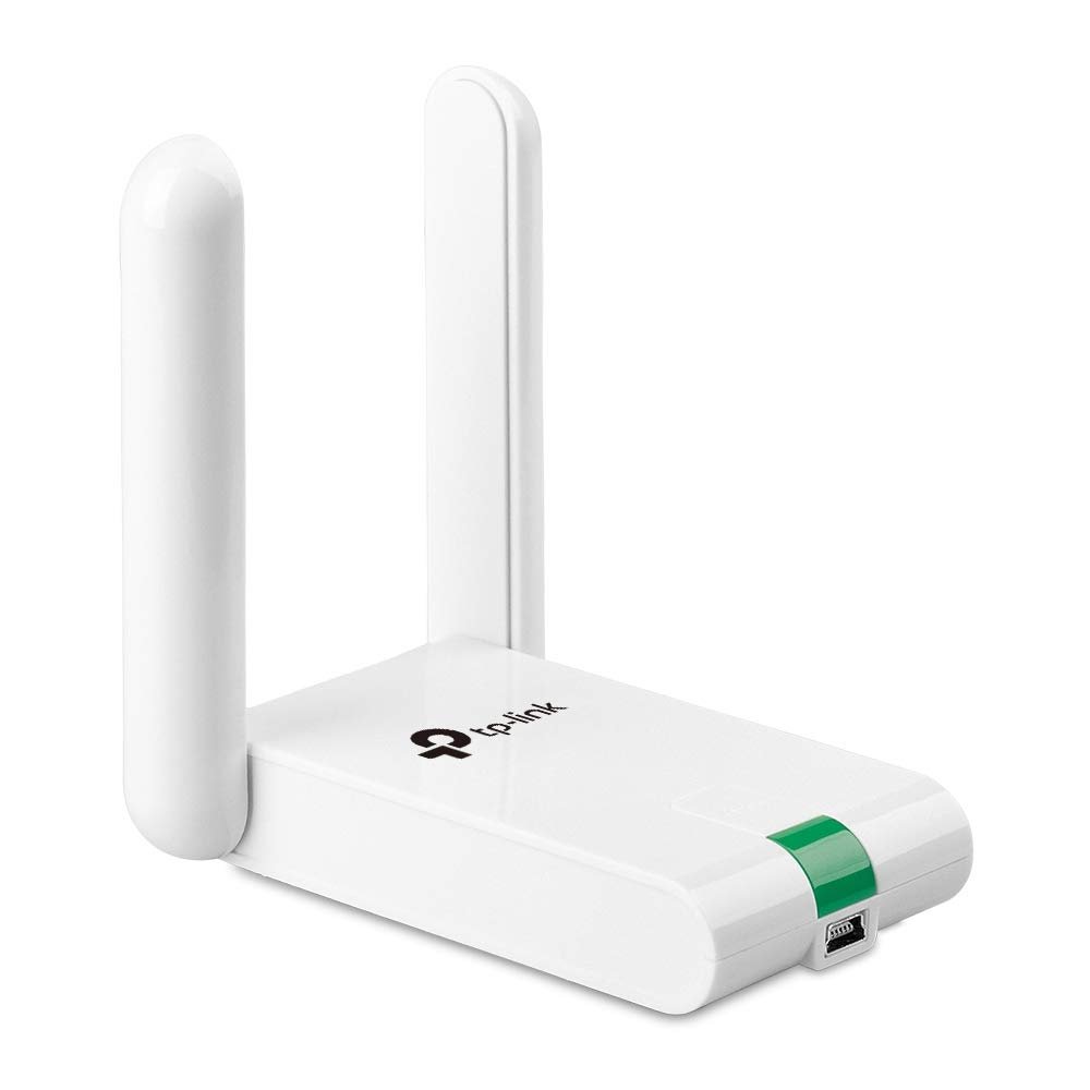 Tp Link USB Wi-Fi Dongle 300Mbps High Gain Wireless Network Wi-Fi Adapter for PC Desktop and Laptops. Supports Win10/8.1/8/7/Xp, Linux 2.6.24-4.9.60, Mac OS 10.9-10.15 (Tl-Wn822N), White