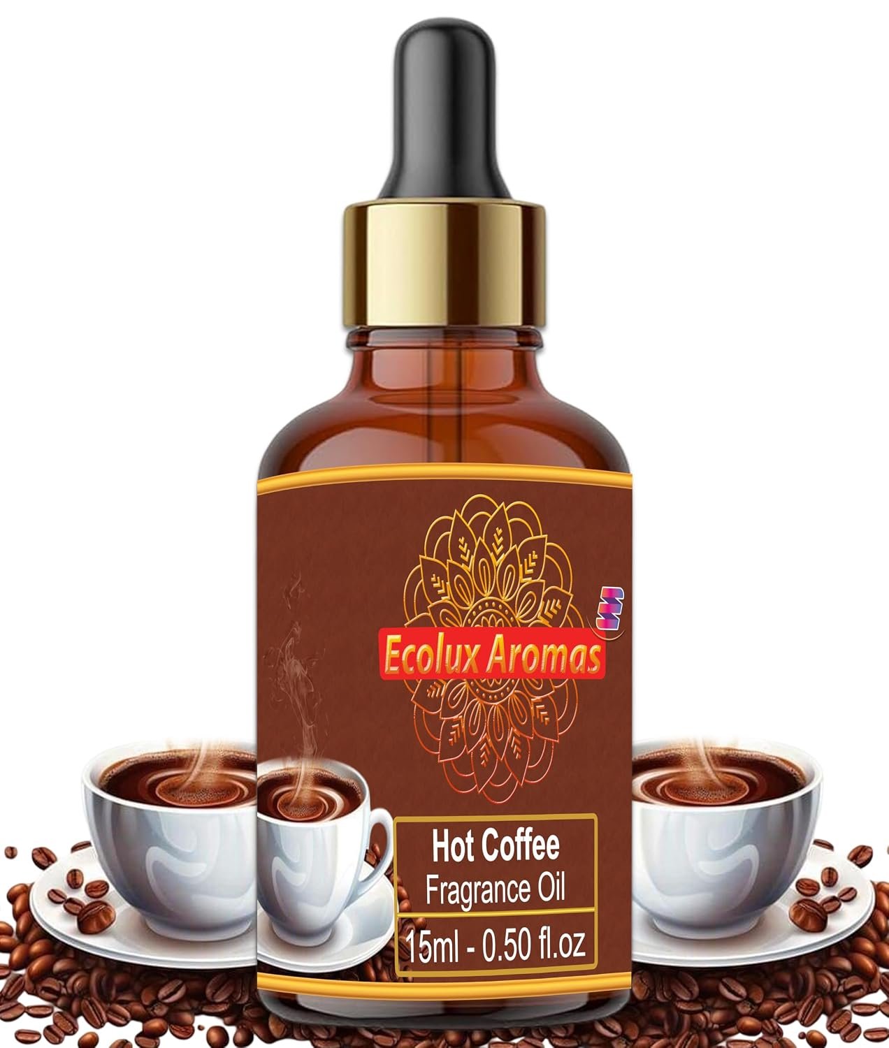 Hot Coffee Aroma Fragrance Oil | 15 ML | Tropical Scent | IFRA Certified
