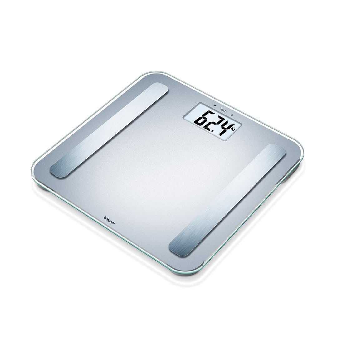 Beurer German Engineering BF 183 Diagnostic Body Composition Scale | Visceral Fat & Metabolic Age Analysis | BMI, Body Fat| 180 kg Capacity | 10 User Memory I 3 Years Warranty